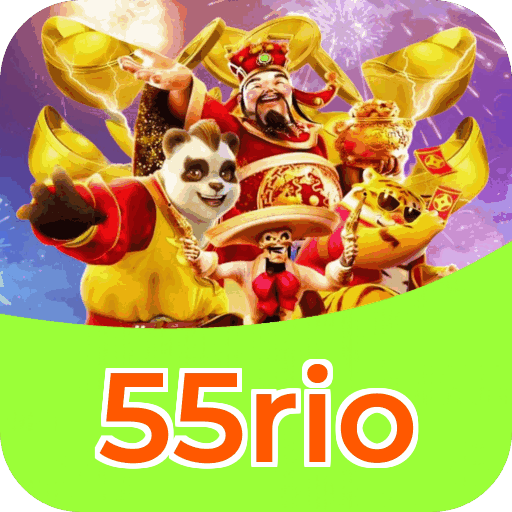 Catálogo slots 55rio mostrando top jogos Gates Olympus Sweet Bonanza Fortune Tiger Big Bass volatilidade RTP
